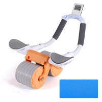 Automatic Rebound Abdominal Wheel, Excercise Ab Roller Wheel with Elbow Support, Phone Holder, Timer, Anti-Slip Pad (Orange) Automatic Rebound Abdominal Wheel, Excercise Ab Roller Wheel with Elbow Support, Phone Holder, Timer, Anti-Slip Pad (Orange)