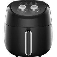 4Qt Air Fryer, 1400W Compact Air Fryer with 8 Preset Modes, Dual Knob Control, Non-Stick Basket, Auto Shut-Off - AF357-M 4Qt Air Fryer, 1400W Compact Air Fryer with 8 Preset Modes, Dual Knob Control, Non-Stick Basket, Auto Shut-Off - AF357-M