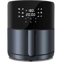 5.5L Air Fryer, 1400W XL Air Fryer with Digital Display, Temperature Control, 8 Preset Cooking Modes, Recipe Book - AF586S-T 5.5L Air Fryer, 1400W XL Air Fryer with Digital Display, Temperature Control, 8 Preset Cooking Modes, Recipe Book - AF586S-T
