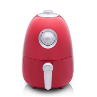 2L Air Fryer, Compact Air Fryer with Dual Knob Control, Non-Stick Fry Basket, Recipe Book (Red) - CAAR-857 2L Air Fryer, Compact Air Fryer with Dual Knob Control, Non-Stick Fry Basket, Recipe Book (Red) - CAAR-857