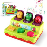 Interactive Pop Up Animals Toy for Toddlers with Music, Animal Sounds, Educational STEM Early Development - 35163M Interactive Pop Up Animals Toy for Toddlers with Music, Animal Sounds, Educational STEM Early Development - 35163M