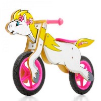 KIDZAMA Kids Balance Bike, Cartoon Horse No Pedal Training Bicycle with Lightweight Wooden Frame for Kids Ages 2-5 - KZ-100 KIDZAMA Kids Balance Bike, Cartoon Horse No Pedal Training Bicycle with Lightweight Wooden Frame for Kids Ages 2-5 - KZ-100