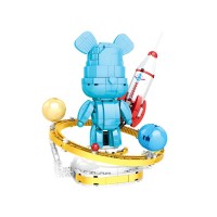 578 PCS Bear Building Blocks, Rocket Bear Building Blocks Display Model with Lights for Kids - 6304 578 PCS Bear Building Blocks, Rocket Bear Building Blocks Display Model with Lights for Kids - 6304