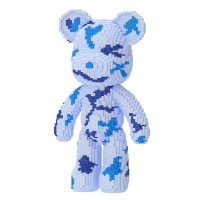 8000 PCS Bear Building Blocks, Bear Building Blocks Display Model for Kids & Adults (Blue) - CZ7705 8000 PCS Bear Building Blocks, Bear Building Blocks Display Model for Kids & Adults (Blue) - CZ7705