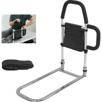 Bed Assist Rail for Seniors & Adults Adjustable Bedside Safety Grab Bar with Dual Handles, Mesh Storage Pocket & 173" Safety Strap Non-Slip Foam Grip, Heavy-Duty Support for Any Bed Type Bed Assist Rail for Seniors & Adults Adjustable Bedside Safety Grab Bar with Dual Handles, Mesh Storage Pocket & 173" Safety Strap Non-Slip Foam Grip, Heavy-Duty Support for Any Bed Type