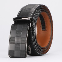 Men’s Ratchet Belt Automatic Slide Buckle Leather Belt with Micro-Adjust Track Cut-to-Fit Adjustable Dress Belt 3.5 cm Width No-Hole Precision Fit Belt for Business, Suit, Jeans & Everyday Wear Model DG20 Men’s Ratchet Belt Automatic Slide Buckle Leather Belt with Micro-Adjust Track Cut-to-Fit Adjustable Dress Belt 3.5 cm Width No-Hole Precision Fit Belt for Business, Suit, Jeans & Everyday Wear Model DG20