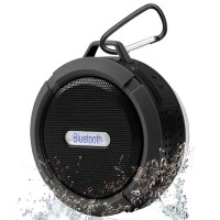 Portable Bluetooth Speaker, IP65 Waterproof Mini Wireless Shower Speakers with Suction Cup, TWS, Micro SD Slot for Home, Shower, Pool, Beach - C6 Portable Bluetooth Speaker, IP65 Waterproof Mini Wireless Shower Speakers with Suction Cup, TWS, Micro SD Slot for Home, Shower, Pool, Beach - C6