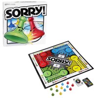 Sorry! Classic Family Board Game, Multiplayer 2 to 4 Player Game for Adults, Kids 6 Years and Up - WU008 Sorry! Classic Family Board Game, Multiplayer 2 to 4 Player Game for Adults, Kids 6 Years and Up - WU008