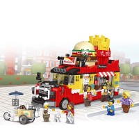 870 PCS Building Blocks Set, Burger Food Truck Mini Blocks STEM Toy for Kids - 19007 870 PCS Building Blocks Set, Burger Food Truck Mini Blocks STEM Toy for Kids - 19007