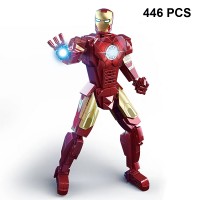 466 PCS Superhero Building Block Set, Iron Legion Mark III DIY Building Toy for Kids - 790 466 PCS Superhero Building Block Set, Iron Legion Mark III DIY Building Toy for Kids - 790