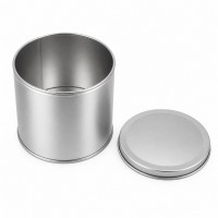 Empty Candle Tin with Lid, Silver Metal Container for DIY Crafts Empty Candle Tin with Lid, Silver Metal Container for DIY Crafts