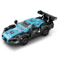 315 PCS Car Building Blocks Set, 1:18 Scale Sports Car Model with Pull Back Motor - 10077 315 PCS Car Building Blocks Set, 1:18 Scale Sports Car Model with Pull Back Motor - 10077
