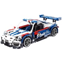 450 PCS Car Building Blocks Set, 1:18 GT2 RS Sports Car Model with Pull-Back Motor - 11001 450 PCS Car Building Blocks Set, 1:18 GT2 RS Sports Car Model with Pull-Back Motor - 11001