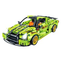 437 PCS Car Building Blocks Set, 1:18 GTR Car Model with Pull-Back Motor - 11011 437 PCS Car Building Blocks Set, 1:18 GTR Car Model with Pull-Back Motor - 11011