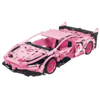 412 PCS Car Building Blocks Set, 1:18 Scale Super Car Model with Pull-Back Motor - T3047 412 PCS Car Building Blocks Set, 1:18 Scale Super Car Model with Pull-Back Motor - T3047