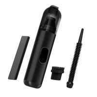 Mini Rechargeable Vacuum Cleaner, Cordless Handheld Vacuum with Brush Nozzle Attachments for Car Interior and Home Cleaning (Black) - XC-699 Mini Rechargeable Vacuum Cleaner, Cordless Handheld Vacuum with Brush Nozzle Attachments for Car Interior and Home Cleaning (Black) - XC-699
