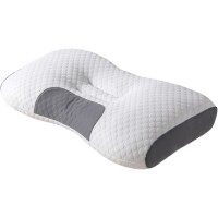 Cervical Neck Pillow, Contoured Orthopedic Massage Pillow with Memory Foam for Neck, Spine Support (Single) Cervical Neck Pillow, Contoured Orthopedic Massage Pillow with Memory Foam for Neck, Spine Support (Single)