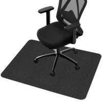 Non-Slip Office Chair Mat for Hardwood Floors, 160x130 cm Floor Protector, Cuttable and Easy to Clean Desk Mat for Office, Home, Bedroom, Study Model P0349– Black Non-Slip Office Chair Mat for Hardwood Floors, 160x130 cm Floor Protector, Cuttable and Easy to Clean Desk Mat for Office, Home, Bedroom, Study Model P0349– Black