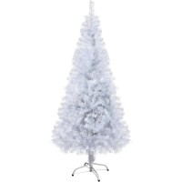 White Artificial Christmas Tree 7.2 ft (220 cm) High-Density Snow-White Needles Quick Umbrella Setup Sturdy Metal Stand Indoor & Outdoor Holiday Décor White Artificial Christmas Tree 7.2 ft (220 cm) High-Density Snow-White Needles Quick Umbrella Setup Sturdy Metal Stand Indoor & Outdoor Holiday Décor