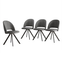 Set of 4 Dining Chair Set, Modern Fabric Upholstered Dining Chair with Steel Legs for Home, Dining Room, Kitchen - JD8999-QH-4 Set of 4 Dining Chair Set, Modern Fabric Upholstered Dining Chair with Steel Legs for Home, Dining Room, Kitchen - JD8999-QH-4