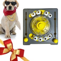 DJ Disc Player Puzzle Toy for Dogs – Interactive Smart Feeder & Slow Feeding Game, 2-Level Brain Training, Durable Pet Enrichment Toy for Small to Large Dogs DJ Disc Player Puzzle Toy for Dogs – Interactive Smart Feeder & Slow Feeding Game, 2-Level Brain Training, Durable Pet Enrichment Toy for Small to Large Dogs