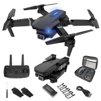 E88 Foldable Drone with 1080P HD FPV Dual Camera, APP Control, Altitude Hold for Beginners, Kids, Adults E88 Foldable Drone with 1080P HD FPV Dual Camera, APP Control, Altitude Hold for Beginners, Kids, Adults