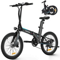 KORNORGE A9 Foldable Electric Bike, 20" E-Bike with 250W Motor, Lightweight Frame, LED Headlight, Shimano 7-Speed, 3 Modes, 15.5 MPH Max Speed KORNORGE A9 Foldable Electric Bike, 20" E-Bike with 250W Motor, Lightweight Frame, LED Headlight, Shimano 7-Speed, 3 Modes, 15.5 MPH Max Speed