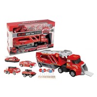 Fire Brigade Die-Cast Fire Engine Truck Set, Mini Rescue Emergency Vehicle Car Toy Playset for Kids - JM-1 Fire Brigade Die-Cast Fire Engine Truck Set, Mini Rescue Emergency Vehicle Car Toy Playset for Kids - JM-1