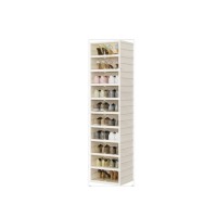 Foldable Shoe Cabinet – 175 cm Tall, 10-Tier Stackable Shoe Storage Organizer Space-Saving Shoe Rack Tower for Closet, Entryway, Bedroom Model TS102-10 Foldable Shoe Cabinet – 175 cm Tall, 10-Tier Stackable Shoe Storage Organizer Space-Saving Shoe Rack Tower for Closet, Entryway, Bedroom Model TS102-10