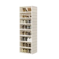 Foldable Shoe Cabinet , 140 cm Tall, 8-Tier Stackable Shoe Storage Organizer Space-Saving Shoe Rack Tower for Closet, Entryway, Bedroom Model TS102-8 Foldable Shoe Cabinet , 140 cm Tall, 8-Tier Stackable Shoe Storage Organizer Space-Saving Shoe Rack Tower for Closet, Entryway, Bedroom Model TS102-8
