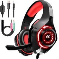 GM-1 Gaming Headset, Over-Ear Gaming Headphones with Noise Cancelling Mic, Premium Stereo, Lightweight for PS4, PS5, PC, Xbox GM-1 Gaming Headset, Over-Ear Gaming Headphones with Noise Cancelling Mic, Premium Stereo, Lightweight for PS4, PS5, PC, Xbox
