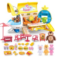 Boss Bear Airplane Roleplay Set, 1:12 Group Travel Plane Play House Тоу Set for Kids - 6609-2 Boss Bear Airplane Roleplay Set, 1:12 Group Travel Plane Play House Тоу Set for Kids - 6609-2