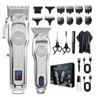 Cordless Hair Clipper and Trimmer Set with 2 LED Displays Molel SL Cordless Hair Clipper and Trimmer Set with 2 LED Displays Molel SL
