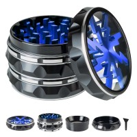 VIVOSUN 2.5" inch Herb Grinder, 4-Layer Aluminum Spice Grinder with Transparent Magnetic Lid, Mesh Screen for Home, Kitchen, Spices, Herbs - 02 VIVOSUN 2.5" inch Herb Grinder, 4-Layer Aluminum Spice Grinder with Transparent Magnetic Lid, Mesh Screen for Home, Kitchen, Spices, Herbs - 02