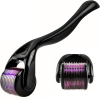 Hyper Derma Roller, 540 Titanium Alloy Micro Needle Roller for Hair/Beard Growth, Scarring, Face Skin Rejuvenation (1mm) Hyper Derma Roller, 540 Titanium Alloy Micro Needle Roller for Hair/Beard Growth, Scarring, Face Skin Rejuvenation (1mm)