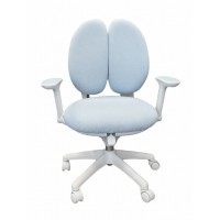 Kids Ergonomic Study Chair Height Adjustable Desk Chair with Dual Back Support & Armrests Rolling Swivel Computer Chair for Students 85–101cm Blue Home School Seat Kids Ergonomic Study Chair Height Adjustable Desk Chair with Dual Back Support & Armrests Rolling Swivel Computer Chair for Students 85–101cm Blue Home School Seat