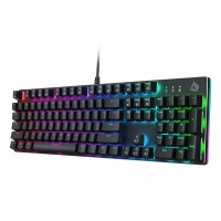 AUKEY KM-G12 Mechanical Keyboard, RGB 104 Keys Gaming Keyboard with Brown Switches, Aluminum Alloy Panel for PC and Mac AUKEY KM-G12 Mechanical Keyboard, RGB 104 Keys Gaming Keyboard with Brown Switches, Aluminum Alloy Panel for PC and Mac