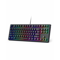 AUKEY KM-G14 Mechanical Keyboard, Compact 87 Keys Gaming Keyboard with Blue Switches, RBG Light AUKEY KM-G14 Mechanical Keyboard, Compact 87 Keys Gaming Keyboard with Blue Switches, RBG Light