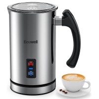 ECOWELL Automatic Milk Frother, 8.1oz/240 ml Stainless Steel Electric Hot and Cold Foam Frother for Latte, Macchiato, Cappuccinos - WMMF02 ECOWELL Automatic Milk Frother, 8.1oz/240 ml Stainless Steel Electric Hot and Cold Foam Frother for Latte, Macchiato, Cappuccinos - WMMF02
