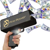 UNKENBO Fire Power Money Gun, Handheld Money Bill Blaster for Parties, Events (Black) UNKENBO Fire Power Money Gun, Handheld Money Bill Blaster for Parties, Events (Black)