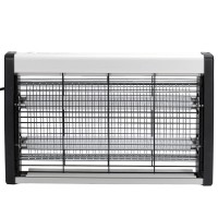Electric Indoor & Outdoor Insect Killer with Dual UV Tubes Chemical-Free Mosquito & Flying Bug Zapper 400mm Wide Metal Housing 80m² Coverage Quiet Operation, Removable Tray Electric Indoor & Outdoor Insect Killer with Dual UV Tubes Chemical-Free Mosquito & Flying Bug Zapper 400mm Wide Metal Housing 80m² Coverage Quiet Operation, Removable Tray