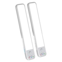 2-Pack LED Motion Sensor Light, Wireless Under Cabinet Lights with 3 Modes, USB Rechargeable for Home, Wardrobe, Closet, Cabinet (White) - M600 2-Pack LED Motion Sensor Light, Wireless Under Cabinet Lights with 3 Modes, USB Rechargeable for Home, Wardrobe, Closet, Cabinet (White) - M600
