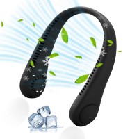 Portable Neck Fan, 360° Bladeless Cooling Fan with 3 Adjustable Speeds, Rechargeable Battery for Home, Office, Outdoors - T36 Portable Neck Fan, 360° Bladeless Cooling Fan with 3 Adjustable Speeds, Rechargeable Battery for Home, Office, Outdoors - T36