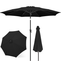 11ft Outdoor Patio Umbrella, No-Base Market Umbrella with Tilt, UV Protection, Easy Crank Winder, Sturdy Steel Frame for Home, Patio, Garden, Deck, Pool - FS11 11ft Outdoor Patio Umbrella, No-Base Market Umbrella with Tilt, UV Protection, Easy Crank Winder, Sturdy Steel Frame for Home, Patio, Garden, Deck, Pool - FS11