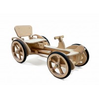 Wooden Pedal Go-Kart Ride-On Car for Kids – Durable Indoor Outdoor Pedal Toy, Toddler Balance & Exercise Vehicle with Rubber Wheels, 119.5 x 54 x 53.5 cm Model C2301 Wooden Pedal Go-Kart Ride-On Car for Kids – Durable Indoor Outdoor Pedal Toy, Toddler Balance & Exercise Vehicle with Rubber Wheels, 119.5 x 54 x 53.5 cm Model C2301