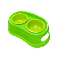 PETPHABET Elevated Pet Feeder Bowl, Double Bowl Pet Feeder with 2 Bowls, Non-Slip for Dogs, Small, Medium (Green) - B01EKCEAXQ PETPHABET Elevated Pet Feeder Bowl, Double Bowl Pet Feeder with 2 Bowls, Non-Slip for Dogs, Small, Medium (Green) - B01EKCEAXQ
