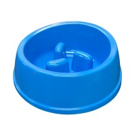 PETPHABET Dog Slow Feeder Bowl, 0.9L Non-Slip Food Bowl for Small to Medium Sized Dogs (Blue) PETPHABET Dog Slow Feeder Bowl, 0.9L Non-Slip Food Bowl for Small to Medium Sized Dogs (Blue)