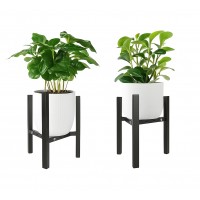 2-Pack Adjustable Metal Plant Stand Fits 8"–12" Pots Heavy-Duty Indoor Planter Holder Modern Mid-Century Plant Stands Flip-Height Design Steel Construction Living Room & Patio Décor – Black 2-Pack Adjustable Metal Plant Stand Fits 8"–12" Pots Heavy-Duty Indoor Planter Holder Modern Mid-Century Plant Stands Flip-Height Design Steel Construction Living Room & Patio Décor – Black