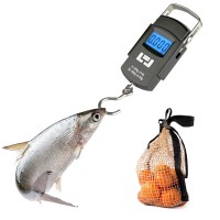Portable Electronic Scale, 50KG/110LB Mini Weighing Scale with LCD Display, Hook, Tare Function for Luggage, Food, Fishing, Postal Parcel - WH-A08 Portable Electronic Scale, 50KG/110LB Mini Weighing Scale with LCD Display, Hook, Tare Function for Luggage, Food, Fishing, Postal Parcel - WH-A08