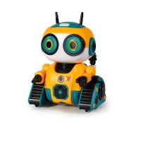 RC Robot Toy for Kids, Gesture Sensing Remote Control Robot with 2.4G Controller, Voice Recording, Music, Interactive Track Robot, Yellow, Gift for Boys Girls Ages 3+ RC Robot Toy for Kids, Gesture Sensing Remote Control Robot with 2.4G Controller, Voice Recording, Music, Interactive Track Robot, Yellow, Gift for Boys Girls Ages 3+
